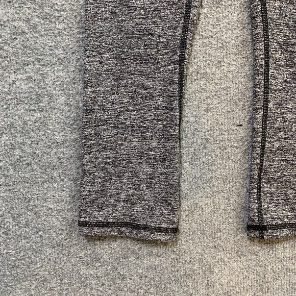 Lululemon Leggings Womens 2 Gray Heather Wunder Under High Rise Fitted Cropped - Picture 3 of 13